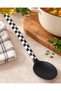 Black Silicone-Tip Spatula - Fire-Resistant and Non-Stick - 1 Piece - 2