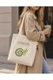 Matcha Pattern Canvas Bag