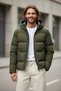 JJEHERO KAITO PUFFER COLLAR NOOS Rosin Full-Winter Waterproof and Cold-Resistant Jacket, Parka, Coat