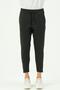 Men's Zippered Sweatpants with Back Pockets 854 Black - 7