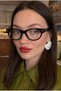 Larissa Black Frame Ultra Light Blue Light Filter Women's Glasses