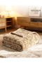 Branch Print Flannel Blanket – Single (150x200 cm) – Soft & Cozy - 2