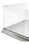 3-Piece Set of Clear Plexiglass Wedding Trousseau Boxes—Silver Color, Large, Medium, and Small Sizes—Engagement, Wedding, Bride, and Groom Gift Boxes, Includes a Prayer Counter and Prayer Beads as a Gift - 3