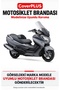 Suzuki Burgman AN 650 ABS Rear Luggage-Compatible Cover (BLACK WITH RED STRIPES) Motorcycle Cover, Motorcycle Tent, Motorcycle Cover, Top Case Compatible - 2
