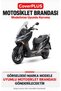 Kymco Xtown 250 CT Compatible Cover (Gray with Red Stripes) Waterproof Motorcycle Cover, with Elastic Bands, Includes Carrying Bag - 2