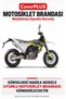 Husqvarna Supermoto 701 Rear Bag Compatible (Gray with Red Stripes) Waterproof Motorcycle Cover, with Elastic Bands and Carrying Bag - 2