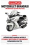 Sym GTS 250i EVO Motorcycle Cover (BLACK WITH RED STRIPES) Motorcycle Cover, Motorcycle Tent, Motorcycle Cover, Case - 2