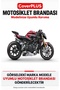 MV Agusta Brutale 1000 RR Compatible Cover (Gray with Red Stripes) Waterproof Motorcycle Cover, with Elastic Bands, Includes Carrying Bag - 2
