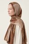 Mosaic-Patterned Wool-Silk Shawl - Gold - 3