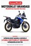 Voge 525 DSX Rear Pannier-Compatible (Gray with Red Stripes) Waterproof Motorcycle Tent Cover, with Elastic Bands and Carrying Bag - 2