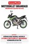 Mondial KD 125 F CBS Rear Pannier-Compatible (Gray with Red Stripes) Waterproof Motorcycle Cover, with Elastic Bands and Carrying Bag - 2
