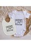 BK Kids "Daddy's Little Princess" Designer Baby Bodysuit and Bib Gift Set - Model 1, 0-3 - 2