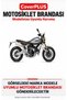 Ducati Scrambler 1100 Special COMPATIBLE Cover (Gray with Red Stripes) Waterproof Motorcycle Cover, with Elastic Bands, Includes Carry Bag - 2