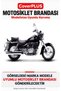 Hyosung GV 650 Motorcycle Cover (BLACK WITH RED STRIPES) Motorcycle Cover, Motorcycle Tent, Motorcycle Cover, Case - 2