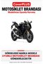 Yamaha YZF R1M Rear Pannier-Compatible (Gray with Red Stripes) Waterproof Motorcycle Cover, with Elastic Straps and Carrying Bag - 2