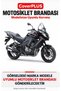 Kawasaki Versys 1000 COMPATIBLE Cover (GRAY WITH RED STRIPES) Waterproof Motorcycle Cover, with Elastic Bands, Includes Carrying Bag - 2