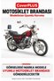 Asya Ultra 150 Rear Bag-Compatible Cover (BLACK WITH RED TRIM) Motorcycle Cover, Motorcycle Tent, Motorcycle Cover, Top Case Compatible - 2