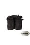 Mil-Tec Dual-Pocket Open-Top MOLLE-Compatible Tactical Gear Pouch - Black