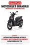 Piaggio Medley S 150 Rear Trunk-Compatible Cover (BLACK WITH RED STRIPES) Motorcycle Cover, Motorcycle Tent, Motorcycle Cover, Top Case Compatible - 2