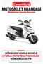 Hero Dash VX 110 COMPATIBLE Cover (GRAY WITH RED STRIPES) Waterproof Motorcycle Cover, with Elastic Bands, Includes Carrying Bag - 2
