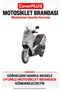 Peugeot Satelis 500 Motorcycle Cover (BLACK WITH RED STRIPES) Motorcycle Cover, Motorcycle Tent, Motorcycle Cover, Case - 2