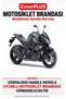 Kawasaki Z 1000 Rear Pannier-Compatible Cover (BLACK WITH RED STRIPES) Motorcycle Cover, Motorcycle Tent, Motorcycle Cover, Top Case Compatible - 2