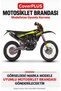 XEF 250 Enduro Trail 4-Stroke Motorcycle Cover (BLACK WITH RED STRIPES) Motorcycle Cover, Motorcycle Tent, Motorcycle Cover, Case - 2