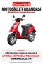 Piaggio Typhoone 80 Rear Bag-Compatible Cover (BLACK WITH RED STRIPES) Motorcycle Cover, Motorcycle Tent, Motorcycle Cover, Top Case Compatible - 2