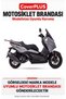 Regal Raptor MAX125 COMPATIBLE Cover (Gray with Red Stripes) Waterproof Motorcycle Cover, with Elastic Bands, Includes Carrying Bag - 2