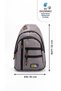 Unisex Multi-Compartment Crossbody Adjustable Strap Daily Chest Shoulder Bag - 4