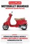 Vespa LX 125 Rear Trunk-Compatible Cover (BLACK WITH RED TRIM) Motorcycle Cover, Motorcycle Tent, Motorcycle Cover, Top Case Compatible - 2