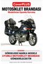 BMW K 1200 LT Rear Pannier-Compatible Cover (BLACK WITH RED STRIPES) Motorcycle Cover, Motorcycle Tent, Motorcycle Cover, Top Case Compatible - 2