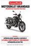 Moto Guzzi Stone 750 COMPATIBLE Cover (GRAY WITH RED STRIPES) Waterproof Motorcycle Cover, with Elastic Bands, Includes Carrying Bag - 2