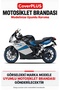 BMW K 1200 S COMPATIBLE Cover (Gray with Red Stripes) Waterproof Motorcycle Cover, with Elastic Straps, Includes Carrying Bag - 2