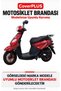 Kral Motor KR-44 Pion 50 Rear Pannier-Compatible Cover (BLACK WITH RED STRIPES) Motorcycle Cover, Motorcycle Tent, Motorcycle Cover, Top Case Compatible - 2