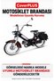 Mobylette AV44 Rear Bag-Compatible Cover (BLACK WITH RED STRIPES) Motorcycle Cover, Motorcycle Tent, Motorcycle Cover, Top Case Compatible - 2
