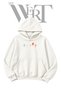 Judo Heartbeat Pre-Printed White Hooded Sweatshirt (2-Ply)