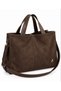 Women's Large Suede Oversized Hand and Shoulder Bag