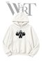 Kid Buu Fitness Pre-Printed White Hooded Sweatshirt (2-Ply)