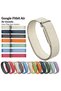 Google Fitbit Air-Compatible EX01 Woven Strap, Cream, Breathable Fabric, Adjustable Metal Buckle, Lightweight, Flexible - 4
