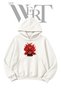Naruto Baryon Pre-Printed White Hooded Sweatshirt (2-Ply)