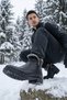 Genuine Leather, Fur-Trimmed, Special Sole, Italian-Style, Water-Resistant, Zip-Up Boots, Easy-to-Put-On Winter Boots - 3