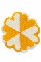 Ezolif 100% Hand-Knitted 30 CM Hand-Knitted Flower-Patterned Bath Sponge – Soft-Textured Knitted Shower Sponge, Traditional Wedding Trousseau Sponge - 2