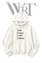 Japanese Drift Pre-Printed White Hooded Sweatshirt (2-Ply)