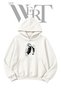 Gojo Satoru_3 Pre-Printed White Hooded Sweatshirt (2-Ply)