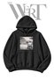 Kids' Soccer Apartment Pre-Printed Black Hooded Sweatshirt (2-Ply)