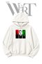 Mosaddegh Pahlavi Khomeini Pre-Printed White Hooded Sweatshirt (2-Ply)