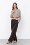 Women's Beige Balloon-Sleeve Shirt - 4