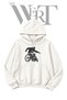 Wheelchair Stunt Pre-Printed White Hooded Sweatshirt (2-Ply)