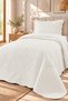 Luxury Embroidered Single Bedspread | 180x240 cm | 100% Cotton | Simple, Elegant, and Timeless Design
